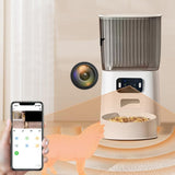 Darrahopens Pet Care > Dog Supplies > Dog Bowls, Feeders & Waterers 5L Smart Pet Feeder with Camera & Dual-Band WiFi - Automatic Dispenser