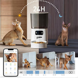 Darrahopens Pet Care > Dog Supplies > Dog Bowls, Feeders & Waterers 5L Smart Pet Feeder with Camera & Dual-Band WiFi - Automatic Dispenser
