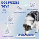 Darrahopens Pet Care > Dog Supplies > Dog Bowls, Feeders & Waterers CARLA HOME Interactive Dog Puzzle Toy Slow Feeder Treat Dispenser for Dogs & Cats