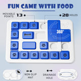 Darrahopens Pet Care > Dog Supplies > Dog Bowls, Feeders & Waterers CARLA HOME Interactive Dog Puzzle Toy Slow Feeder Treat Dispenser for Dogs & Cats