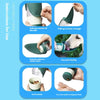 Darrahopens Pet Care > Dog Supplies > Dog Bowls, Feeders & Waterers Dark Blue 2-in-1 Portable Dog Water Bottle and Food Container - Leaf-Shaped Silicone Travel Bowl for Pets, Leak-Proof Outdoor Dispenser for Walking, Hiking and Traveling, 330ml Capacity