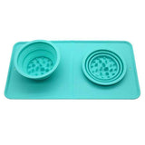 Darrahopens Pet Care > Dog Supplies > Dog Bowls, Feeders & Waterers Non Slip Silicone Slow Feeder Bowl for Cat Dog