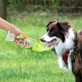 Darrahopens Pet Care > Dog Supplies > Dog Bowls, Feeders & Waterers Pet Water Bottle 580ml Portable Outdoor Dog Cat Drinking Cup Travel Feeder