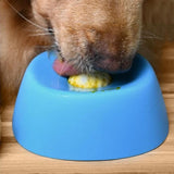 Darrahopens Pet Care > Dog Supplies > Dog Bowls, Feeders & Waterers Slow Feeder Dog Bowl with Rolling Ball for Treats Snacks Training Black
