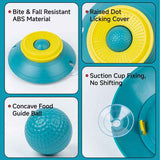 Darrahopens Pet Care > Dog Supplies > Dog Bowls, Feeders & Waterers Slow Feeder Lick Bowl, Universal for Cats and Dogs, a Fun and Stimulating Feeding Tool - Blue