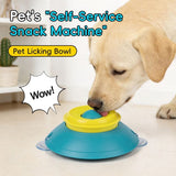 Darrahopens Pet Care > Dog Supplies > Dog Bowls, Feeders & Waterers Slow Feeder Lick Bowl, Universal for Cats and Dogs, a Fun and Stimulating Feeding Tool - Blue