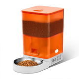 Darrahopens Pet Care > Dog Supplies > Dog Bowls, Feeders & Waterers Smart Pet Feeder with WiFi and Button Control, 4L Automatic Cat and Dog Food Dispenser with Removable Stainless Steel Bowl, Ideal for Busy Owners, Travel, and Home Use (Blue, WIFI Version) In Australia - Darrahopens