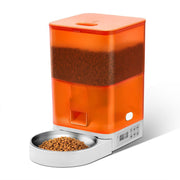 Darrahopens Pet Care > Dog Supplies > Dog Bowls, Feeders & Waterers Smart Pet Feeder with WiFi and Button Control, 4L Automatic Cat and Dog Food Dispenser with Removable Stainless Steel Bowl, Ideal for Busy Owners, Travel, and Home Use (Grey, WIFI Version) In Australia - Darrahopens