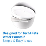 Darrahopens Pet Care > Dog Supplies > Dog Bowls, Feeders & Waterers Tech4Pets 5-Pack Water Fountain Replacement Filters