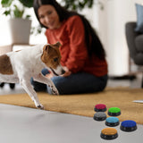 Darrahopens Pet Care > Dog Supplies > Dog Bowls, Feeders & Waterers Tech4Pets 6-Pack Talking Buttons for Interactive Pet Communication