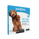 Darrahopens Pet Care > Dog Supplies > Dog Bowls, Feeders & Waterers Tech4Pets Black Mat 2-Pack for Talking Buttons & Floor