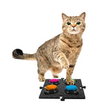 Darrahopens Pet Care > Dog Supplies > Dog Bowls, Feeders & Waterers Tech4Pets Black Mat 2-Pack for Talking Buttons & Floor