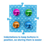Darrahopens Pet Care > Dog Supplies > Dog Bowls, Feeders & Waterers Tech4Pets Blue Mat 2-Pack for Talking Buttons & Floor