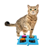 Darrahopens Pet Care > Dog Supplies > Dog Bowls, Feeders & Waterers Tech4Pets Blue Mat 2-Pack for Talking Buttons & Floor
