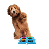 Darrahopens Pet Care > Dog Supplies > Dog Bowls, Feeders & Waterers Tech4Pets Blue Mat 2-Pack for Talking Buttons & Floor
