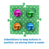 Darrahopens Pet Care > Dog Supplies > Dog Bowls, Feeders & Waterers Tech4Pets Green Mat 2-Pack for Talking Buttons & Floor