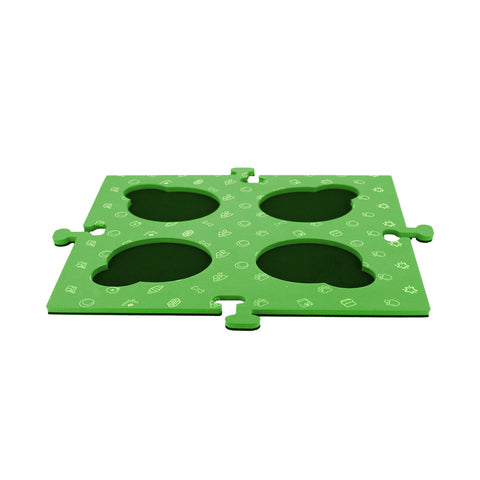 Darrahopens Pet Care > Dog Supplies > Dog Bowls, Feeders & Waterers Tech4Pets Green Mat 2-Pack for Talking Buttons & Floor