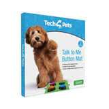 Darrahopens Pet Care > Dog Supplies > Dog Bowls, Feeders & Waterers Tech4Pets Green Mat 2-Pack for Talking Buttons & Floor