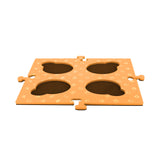 Darrahopens Pet Care > Dog Supplies > Dog Bowls, Feeders & Waterers Tech4Pets Orange Mat 2-Pack for Talking Buttons & Floor