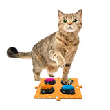 Darrahopens Pet Care > Dog Supplies > Dog Bowls, Feeders & Waterers Tech4Pets Orange Mat 2-Pack for Talking Buttons & Floor