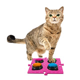 Darrahopens Pet Care > Dog Supplies > Dog Bowls, Feeders & Waterers Tech4Pets Pink Mat 2-Pack for Talking Buttons & Floor