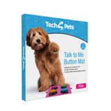 Darrahopens Pet Care > Dog Supplies > Dog Bowls, Feeders & Waterers Tech4Pets Pink Mat 2-Pack for Talking Buttons & Floor