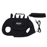 Darrahopens Pet Care > Dog Supplies > Dog Carriers & Crates Black 4-in-1 Multi-Functional Pet Carrier Bag with Detachable Strap & 1.5M Traction Rope - Lightweight Breathable Travel Sling for Cats & Dogs - Sizes S(Up to 4kg)