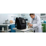 Darrahopens Pet Care > Dog Supplies > Dog Carriers & Crates Black Blue dog carrier, skylight dog carrier, pet transport, small dog carrier, dog travel accessory, high-quality dog carrier, Australian pet carrier, small pet carrier