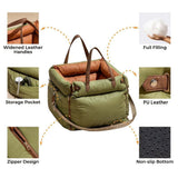 Darrahopens Pet Care > Dog Supplies > Dog Carriers & Crates Black Green Blue Black car dog seat, dog travel, pet car accessories, dog safety in car, Australian pet products, dog car seat, portable dog bed, road trip with dog