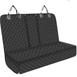 Darrahopens Pet Care > Dog Supplies > Dog Carriers & Crates Car Rear Seat Pet Protector Mat Waterproof Dog Cat Back Seat Cover Black