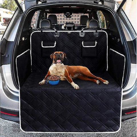 Darrahopens Pet Care > Dog Supplies > Dog Carriers & Crates Dog Car Trunk Protector Mat Heavy Duty 185x103cm Universal Side Protection Trunk Liner for Dogs