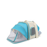 Darrahopens Pet Care > Dog Supplies > Dog Carriers & Crates Expandable Pet Carrier Backpack for Cats & Small Dogs - Breathable Mesh, Multiple Entrances(Blue)