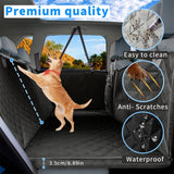 Darrahopens Pet Care > Dog Supplies > Dog Carriers & Crates FIN Large Dogs Back Seat Extender Waterproof Dog Hammock Car Seats with Hard Bottom