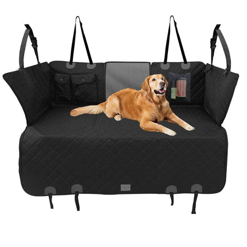 Darrahopens Pet Care > Dog Supplies > Dog Carriers & Crates FIN Large Dogs Back Seat Extender Waterproof Dog Hammock Car Seats with Hard Bottom