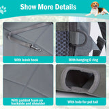 Darrahopens Pet Care > Dog Supplies > Dog Carriers & Crates Gray Black outdoor pet backpack, dog backpack, pet carrier, outdoor dog gear, pet travel, dog transportation, Australia pet carrier, small dog backpack, medium dog carrier, breathable pet backpack