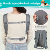 Darrahopens Pet Care > Dog Supplies > Dog Carriers & Crates Gray Black outdoor pet backpack, dog backpack, pet carrier, outdoor dog gear, pet travel, dog transportation, Australia pet carrier, small dog backpack, medium dog carrier, breathable pet backpack