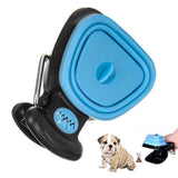 Darrahopens Pet Care > Dog Supplies > Dog Carriers & Crates Handheld Foldable Pet Pooper Scooper - Easy Poop Pickup and Cleaner Blue
