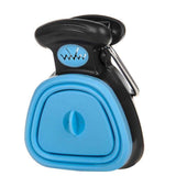 Darrahopens Pet Care > Dog Supplies > Dog Carriers & Crates Handheld Foldable Pet Pooper Scooper - Easy Poop Pickup and Cleaner Blue