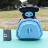 Darrahopens Pet Care > Dog Supplies > Dog Carriers & Crates Handheld Foldable Pet Pooper Scooper - Easy Poop Pickup and Cleaner Blue