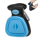 Darrahopens Pet Care > Dog Supplies > Dog Carriers & Crates Handheld Foldable Pet Pooper Scooper - Easy Poop Pickup and Cleaner Blue