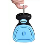 Darrahopens Pet Care > Dog Supplies > Dog Carriers & Crates Handheld Foldable Pet Pooper Scooper - Easy Poop Pickup and Cleaner Blue