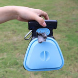 Darrahopens Pet Care > Dog Supplies > Dog Carriers & Crates Handheld Foldable Pet Pooper Scooper - Easy Poop Pickup and Cleaner Blue