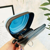 Darrahopens Pet Care > Dog Supplies > Dog Carriers & Crates Handheld Foldable Pet Pooper Scooper - Easy Poop Pickup and Cleaner Blue