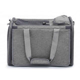 Darrahopens Pet Care > Dog Supplies > Dog Carriers & Crates i.Pet Pet Carrier Bag Foldable Dog Cat Durable Crate Travel Cage Portable Car Kennel Grey