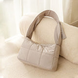 Darrahopens Pet Care > Dog Supplies > Dog Carriers & Crates Light Grey Foldable Insulated Quilted Pet Shoulder Bag with Adjustable Peep Hole & Safety Buckle - Thickened Warm Travel Tote for Small Dogs & Cats Within 5.7KG