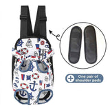 Darrahopens Pet Care > Dog Supplies > Dog Carriers & Crates Portable Pet Front Chest Backpack for Small Dogs and Cats – Hands-Free Travel Carrier with Adjustable Straps, Breathable Mesh, and Padded Shoulder Pads for Comfortable Outdoor Adventures (L, Leopardprint) In Australia - Darrahopens