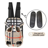 Darrahopens Pet Care > Dog Supplies > Dog Carriers & Crates Portable Pet Front Chest Backpack for Small Dogs and Cats – Hands-Free Travel Carrier with Adjustable Straps, Breathable Mesh, and Padded Shoulder Pads for Comfortable Outdoor Adventures (XL, SkyBlue) In Australia - Darrahopens