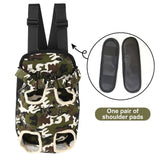 Darrahopens Pet Care > Dog Supplies > Dog Carriers & Crates Portable Pet Front Chest Backpack for Small Dogs and Cats – Hands-Free Travel Carrier with Adjustable Straps, Breathable Mesh, and Padded Shoulder Pads for Comfortable Outdoor Adventures (L, Beige) In Australia - Darrahopens