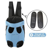 Darrahopens Pet Care > Dog Supplies > Dog Carriers & Crates Portable Pet Front Chest Backpack for Small Dogs and Cats – Hands-Free Travel Carrier with Adjustable Straps, Breathable Mesh, and Padded Shoulder Pads for Comfortable Outdoor Adventures (L, Beige) In Australia - Darrahopens