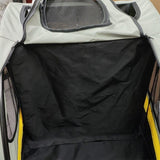 Darrahopens Pet Care > Dog Supplies > Dog Carriers & Crates Two Dogs Stroller Divider Pet Travel Stroller Carrier One-key Folding Outdoor